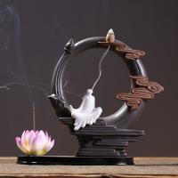 Incense Smoke Flow Backflow Holder Ceramic Incense Burner, Porcelain, handmade, for home and office & durable 