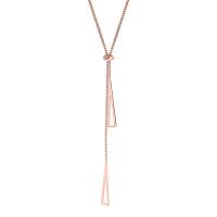 Collier de bijoux de titane, Acier titane, avec 2.4 chaînes de rallonge, bijoux de mode & pour femme, couleur or rose .75 pouce, Vendu par PC