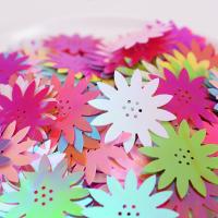 Plastic Sequin Beads, PVC Plastic, Chrysamthemum, DIY 35mm 