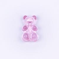 Transparent Acrylic Beads, Bear, DIY 