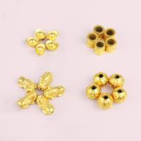 Beaucoup de perles de cuivre, laiton, Placage de couleur d'or, DIY & styles différents pour le choix, doré, Vendu par PC