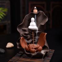 Incense Smoke Flow Backflow Holder Ceramic Incense Burner, Porcelain, handmade, for home and office & durable 