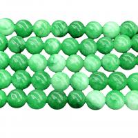 Chalcedony Beads, Round, polished, DIY, green cm 