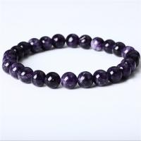 Amethyst Bracelet, Unisex, purple .5 Inch 