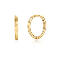 Brass Huggie Hoop Earring, for woman （12-13）*1 