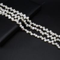 Keshi Cultured Freshwater Pearl Beads, DIY, white, 7-8mm cm 