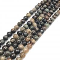 Natural Stone Beads, Round, polished, DIY mixed colors Approx 15 Inch 