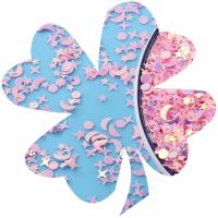 Plastic Sequin Beads, PVC Plastic, DIY 3-6mm 