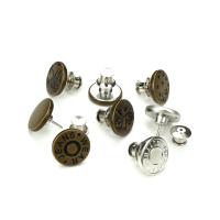 Zinc Alloy jeans button, plated & enamel 17mm 