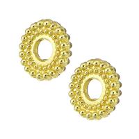 Zinc Alloy Spacer Beads, real gold plated 