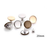 Zinc Alloy jeans button, plated 20mm 