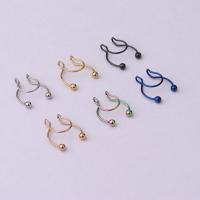 Stainless Steel Nose Piercing Jewelry, plated, fashion jewelry 