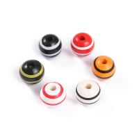 Painted Wood Beads, stoving varnish, DIY 16mm 