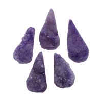 Amethyst Dekoration, violett, 34x20x13mm, verkauft von PC