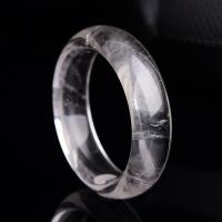 Clear Quartz Bangle, anti-fatigue & for woman, clear, 55-60mm .5 Inch 