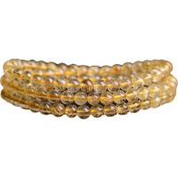 Rutilated Quartz Bracelet, Unisex & anti-fatigue, yellow 