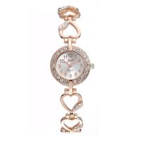 Women Wrist Watch, Zinc Alloy, Chinese movement, for woman & with rhinestone 