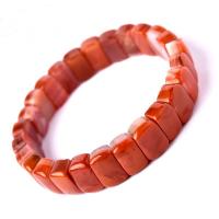 Bracelet Agate rouge du Yunnan, Yunnan agate rouge, unisexe & antifatigue, rouge Environ 15 cm, Vendu par PC