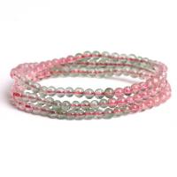 Strawberry Quartz Bracelet, anti-fatigue & for woman, mixed colors, 6mm 