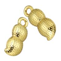 Zinc Alloy Jewelry Pendants, Peanut, gold color plated Approx 1.5mm 