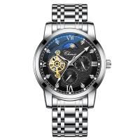 Men Wrist Watch, Stainless Steel, with Glass & Zinc Alloy, Chinese movement, for man & waterproof 