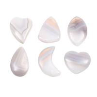 Lace Agate Pendants grey, 30-50mm 