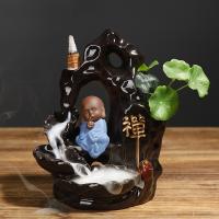 Incense Smoke Flow Backflow Holder Ceramic Incense Burner, Porcelain, handmade, for home and office & durable 