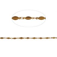 Brass Bar Chain, golden m 