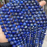 Natural Lapis Lazuli Beads, Round, polished, DIY & faceted, blue Approx 15 Inch 