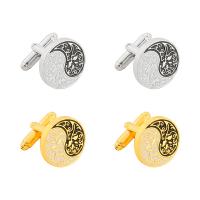 Zinc Alloy Cufflinks, plated, stoving varnish & for man 