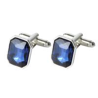 Zinc Alloy Cufflinks, for man & with rhinestone 