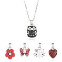 Zinc Alloy Enamel Pendants, with enamel, 5 pieces & fashion jewelry & for children, 1.2*2.2cmuff0c1.2*2cmuff0c1.3*1.6cmuff0c1.4*1.7cmuff0c1.3*1.9cm 