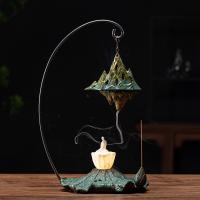 Porcelain Hanging Incense Burner, handmade, for home and office & durable & multifunctional 