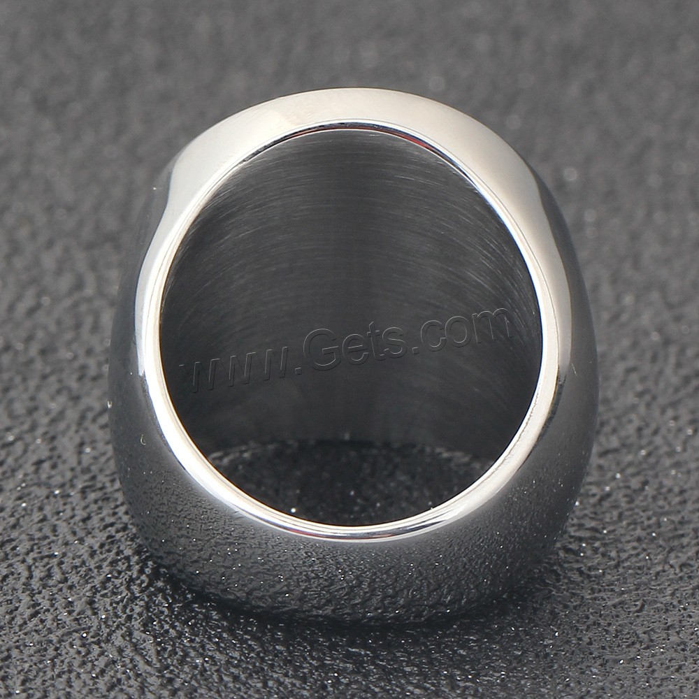 Titanium Steel Finger Ring, plated, different size for choice & for man, more colors for choice, 22mm, US Ring Size:7-12, Sold By PC