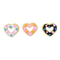 Resin Hair Accessories DIY Findings, Heart, epoxy gel 