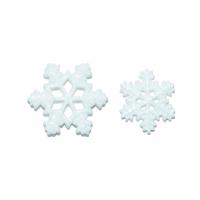 Mobile Phone DIY Decoration, Resin, Snowflake, epoxy gel white  