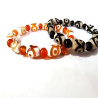 Pulsera de Ágata Tibetana, hecho a mano, unisexo, más colores para la opción, longitud:aproximado 19 cm, Vendido por UD