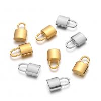 Stainless Steel Pendants, Lock, plated, fashion jewelry 