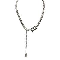 Collier de bijoux de titane, Acier titane, poli, unisexe, argent 0c cm, Vendu par PC