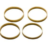 Messing Verknüpfung Ring, Kreisring, goldfarben, 30x0.8mm, ca. 100PCs/Tasche, verkauft von Tasche