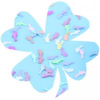 Plastic Sequin Beads, PVC Plastic, Dolphin, DIY 