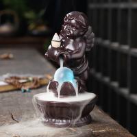 Incense Smoke Flow Backflow Holder Ceramic Incense Burner, Porcelain, handmade, for home and office & durable 