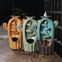 Incense Smoke Flow Backflow Holder Ceramic Incense Burner, Porcelain, handmade, for home and office & durable 