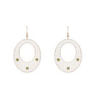 Boucle d'oreille goutte laiton strass, Placage, pour femme & avec strass, plus de couleurs à choisir Vendu par paire