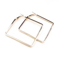 Zinc Alloy Hoop Earring, plated, for woman 50mm 