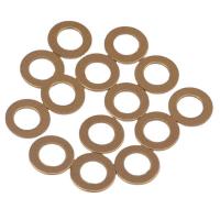 Messing Verknüpfung Ring, Kreisring, goldfarben, 10x0.6mm, ca. 100PCs/Tasche, verkauft von Tasche