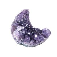 Amethyst Quarz-Cluster, Mond, Mini & druzy Stil, violett, 25-40mm, verkauft von PC