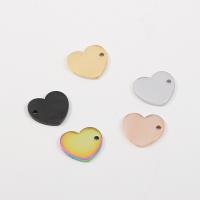 Stainless Steel Heart Pendants, polished, DIY Approx 1.6mm 