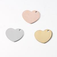 Stainless Steel Heart Pendants, polished, DIY Approx 2mm 