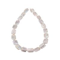 Perlas Keishi Cultivadas de Agua Dulce, Perlas cultivadas de agua dulce, Joyería & diferentes estilos para la opción, Blanco, longitud:39-41 cm, Vendido por Sarta